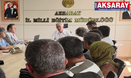 İL YÜRÜTME KOMİSYONU TOPLANDI Öğrencilerin geleceğine rehberlik dokunuşu