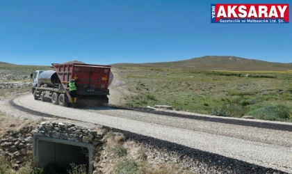 Köy yollarına konfor geliyor