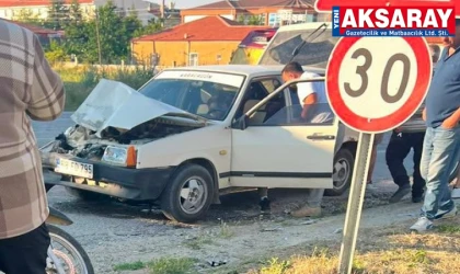Ortaköy’de trafik kazası