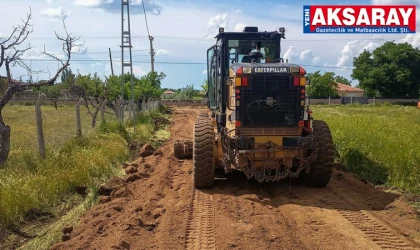 ÖZEL İDARE KIRSALDA KONFORU ARTIRIYOR Köy yollarında bakım seferberliği