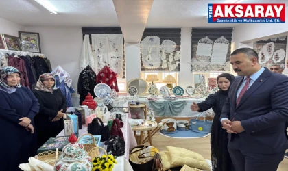 Sultanhanı’nda Halk Eğitim Merkezi yıl sonu sergisi