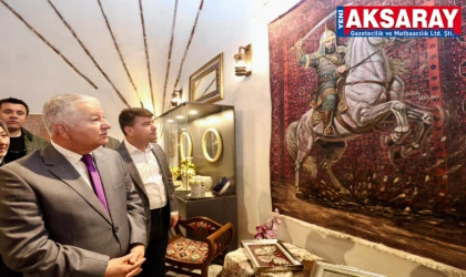 TARİHİ MEKANDA MUHTEŞEM BULUŞMA "Anadolu Motifleri ile Türkiye Yüzyılı Sergisi" açıldı
