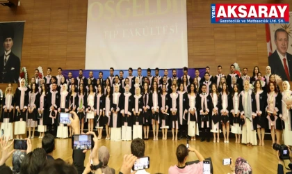 Tıp fakültesi dördüncü dönem mezun verdi