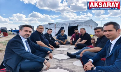 YEŞİLOVA’DA TARIM İŞÇİLERİ ZİYARET EDİLDİ Üretimin gizli kahramanları