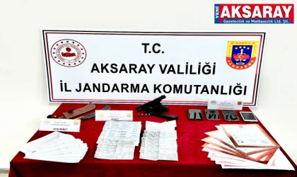 3 GÖZALTI, 1 TUTUKLAMA Aksaray’da milyonluk tefeci operasyonu