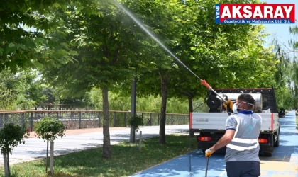 6 Araç ve 20 personelle kapsamlı ilaçlama