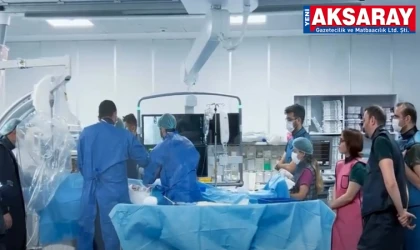 AKSARAY EĞİTİM VE ARAŞTIRMA HASTANESİ’NDE BİR İLK Kalpteki deliği kapatma işlemi başarıyla gerçekleştirildi