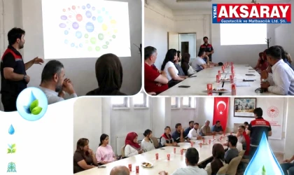 Aksaray’da Su Verimliliği ve Basınçlı Sulama Eğitimleri veriliyor