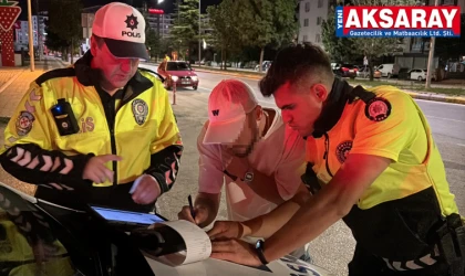 Alkollü yakalandı, ehliyetine el konuldu