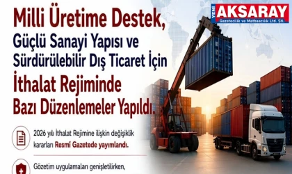Bazı üretim girdilerinde gümrük vergileri indirildi