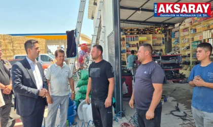 ESKİL KAYMAKAMI TAHA SOYDAŞ Eşmekaya esnafının talepleri alındı