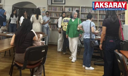 Halk kütüphanesi öğretmen adaylarını ağırladı