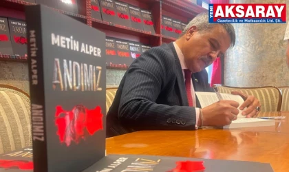 Hemşehrimiz Metin Alper ‘Andımız’ kitabını çıkardı