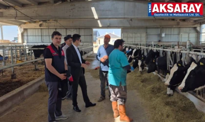 Kaymakam çiftlikleri gezdi