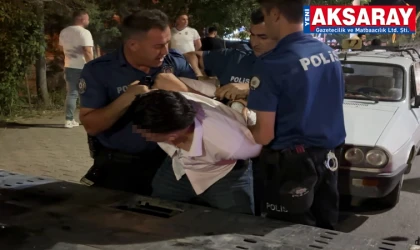 Polise direnip kaçtı, otopark girişinde yakalandı