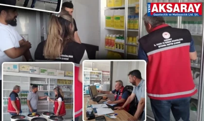 Tarımsal ilaç bayileri denetlendi