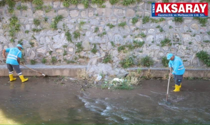 Uluırmak temizleniyor