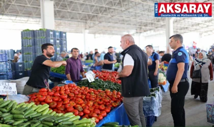 Zabıtadan Pazar denetimi