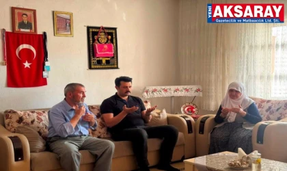 Kaymakam Şehit Ailesi ziyaretinde