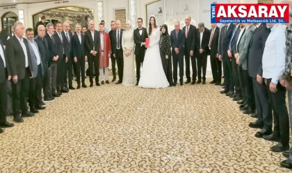 AKSARAY PROTOKOLÜNÜ BULUŞTURAN DÜĞÜN Gizem ve Osman dünyaevine girdi