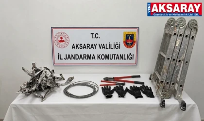 Kablo hırsızları yakalandı, ceza evine gönderildi
